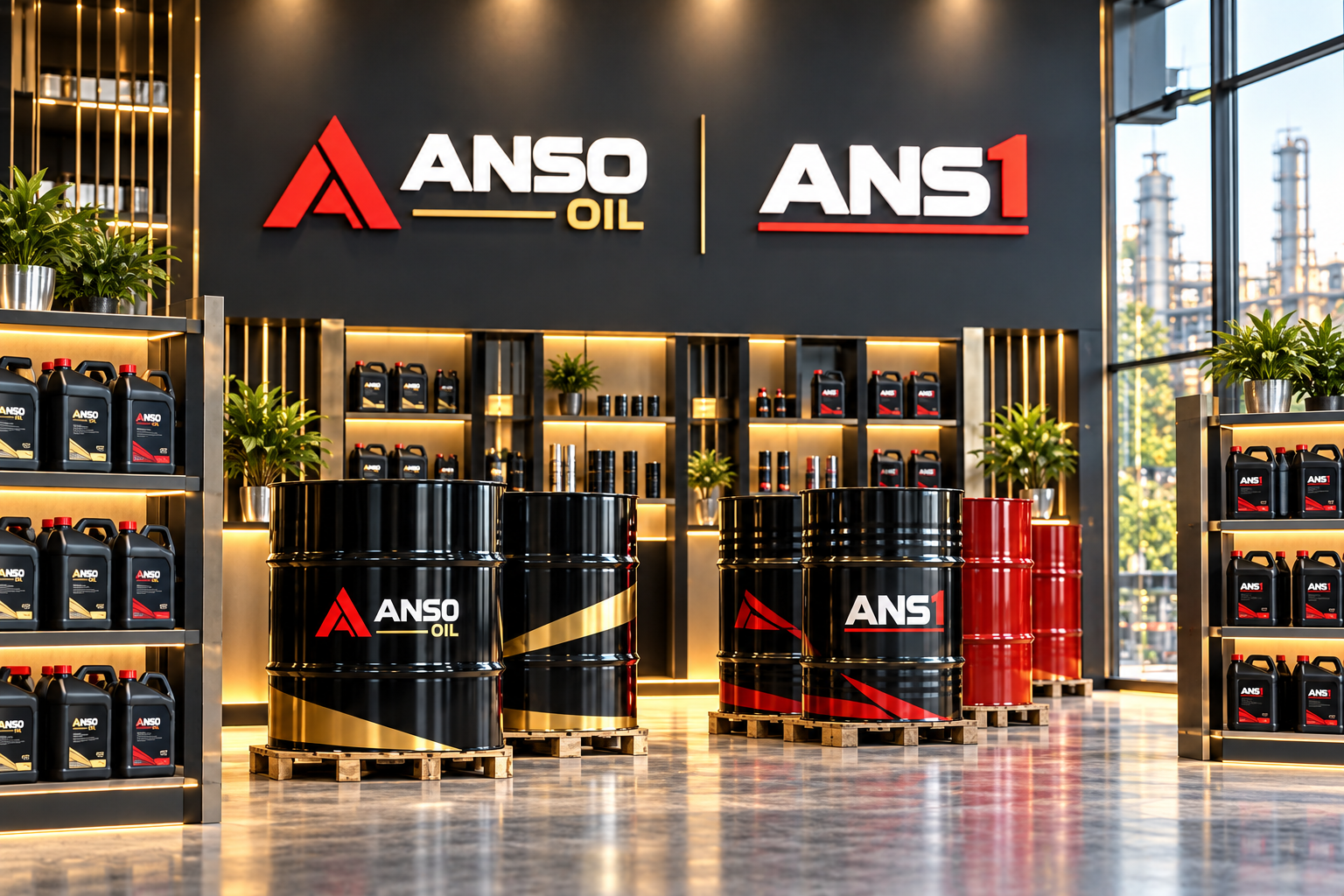 ANSO OIL and ANS1 partnership visual